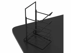 Garden Furniture Luc-Jean-Marie Escritorio gaming con LED patas en forma Z 90x60x75 cm