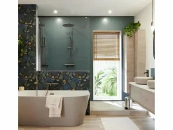 Clearance Essebagno Luisa Columna de ducha mecánica gris metalizado Gris antracita