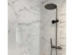 Clearance Essebagno Luisa Columna de ducha mecánica gris metalizado Gris antracita