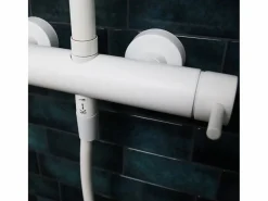 Essebagno Luisa Columna de ducha mecánica blanca Blanco