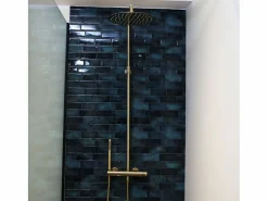 Essebagno Luisa Columna de ducha mecánica oro cepillado 250