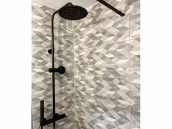 Outlet Essebagno Luisa Columna de ducha mecánica Negro