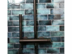 Outlet Essebagno Luisa Columna de ducha mecánica Negro