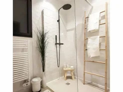 Outlet Essebagno Luisa Columna de ducha mecánica Negro