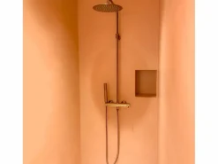 Essebagno Luisa Columna de ducha mecánica cobre cepillado