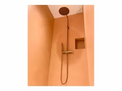 Essebagno Luisa Columna de ducha mecánica cobre cepillado