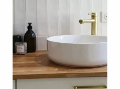 Sale Luisa mezclador de lavabo alto oro cepillado Grifo