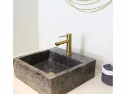 Clearance Luisa mezclador de lavabo bajo oro cepillado Grifo