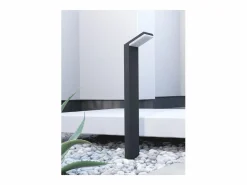 Discount Luminaria LED moderna para exterior IP54, 9 W, 60 cm, color , CCT 2200 K/2700 K/3000 K, encendido/apagado Negro