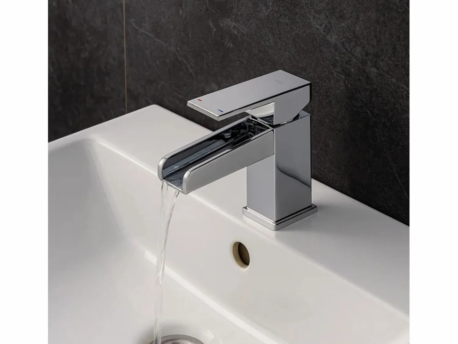 Outlet Luzz Grifo mezclador lavabo cascada bajo cromado Grifo