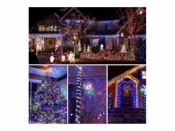 New 100M 600 LED Guirlande lumineuse Carnaval Mariage Extérieur Intérieur Jardin Éclairage, Multicolore Guirnalda Luminosa