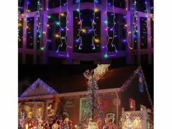 New 100M 600 LED Guirlande lumineuse Carnaval Mariage Extérieur Intérieur Jardin Éclairage, Multicolore Guirnalda Luminosa