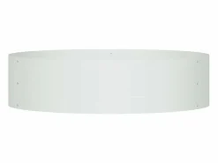 Best Maceta para Jardín | Jardinera | Macetero 80 x 80 x 20 cm Acero Blanco