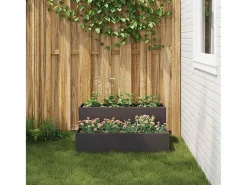 Maceta para Jardín | Jardinera | Macetero 100 x 60 x 45 cm Acero
