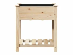 Online Maceta para Jardín | Jardinera | Macetero con estante 71 x 37 x 76.5 cm Beige