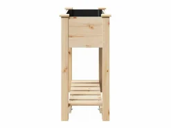 Online Maceta para Jardín | Jardinera | Macetero con estante 71 x 37 x 76.5 cm Beige