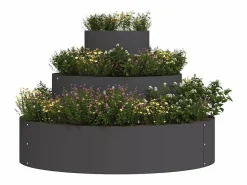Maceta para Jardín | Jardinera | Macetero 90 x 90 x 20 cm Acero