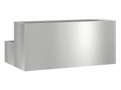 Maceta para Jardín | Jardinera | Macetero 100 x 60 x 45 cm Acero galvanizado