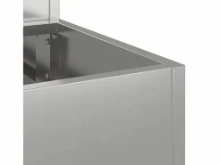 Maceta para Jardín | Jardinera | Macetero 100 x 60 x 45 cm Acero galvanizado