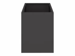 Hot Maceta para Jardín | Jardinera | Macetero 50 x 32 x 40 cm Acero laminado en frío Negro