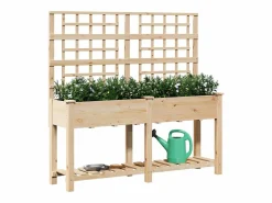 Maceta para Jardín | Jardinera | Macetero con estante 161 x 46 x 152.5 cm Jardinera