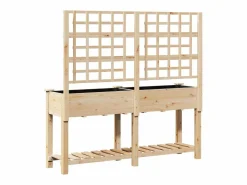 Maceta para Jardín | Jardinera | Macetero con estante 161 x 46 x 152.5 cm Jardinera