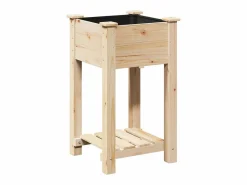 Maceta para Jardín | Jardinera | Macetero con estante 45 x 45 x 76.5 cm Jardinera