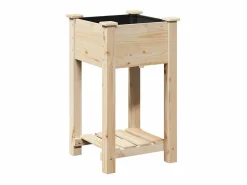 Maceta para Jardín | Jardinera | Macetero con estante 45 x 45 x 76.5 cm Jardinera