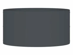 Maceta para Jardín | Jardinera | Macetero Antracita 40 x 40 x 20 cm Acero Gris