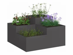 Online Maceta para Jardín | Jardinera | Macetero 80 x 80 x 48 cm Acero Macetero