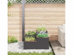 Online Maceta para Jardín | Jardinera | Macetero 80 x 80 x 48 cm Acero Macetero