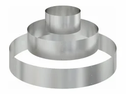 Hot Maceta para Jardín | Jardinera | Macetero 120 x 120 x 20 cm Acero galvanizado Plateado