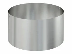 Hot Maceta para Jardín | Jardinera | Macetero 120 x 120 x 20 cm Acero galvanizado Plateado