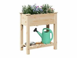 Maceta para Jardín | Jardinera | Macetero con estante 71 x 37 x 76.5 cm