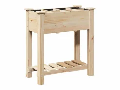 Maceta para Jardín | Jardinera | Macetero con estante 71 x 37 x 76.5 cm
