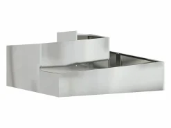 Best Maceta para Jardín | Jardinera | Macetero 100 x 100 x 50 cm Acero galvanizado Macetero