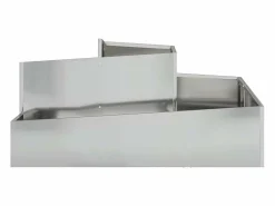 Best Maceta para Jardín | Jardinera | Macetero 100 x 100 x 50 cm Acero galvanizado Macetero