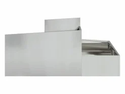Best Maceta para Jardín | Jardinera | Macetero 100 x 100 x 50 cm Acero galvanizado Macetero
