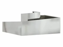 Best Maceta para Jardín | Jardinera | Macetero 100 x 100 x 50 cm Acero galvanizado Macetero