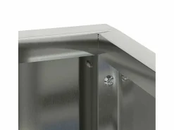 Best Maceta para Jardín | Jardinera | Macetero 100 x 100 x 50 cm Acero galvanizado Macetero