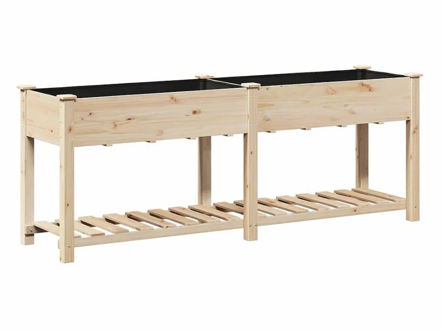 Sale Maceta para Jardín | Jardinera | Macetero con estante 203 x 53 x 76.5 cm Jardinera