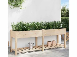 Sale Maceta para Jardín | Jardinera | Macetero con estante 203 x 53 x 76.5 cm Jardinera