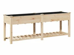 Sale Maceta para Jardín | Jardinera | Macetero con estante 203 x 53 x 76.5 cm Jardinera