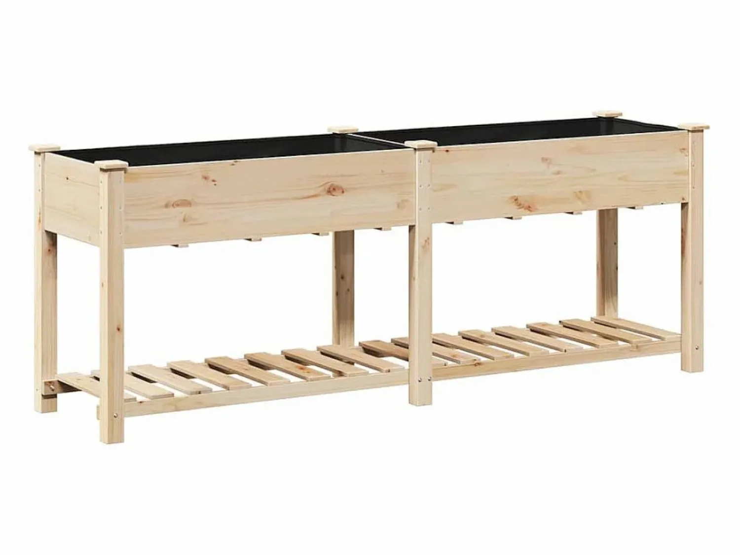 Sale Maceta para Jardín | Jardinera | Macetero con estante 203 x 53 x 76.5 cm Jardinera