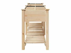Maceta para Jardín | Jardinera | Macetero con estante 203.5 x 53 x 76.5 cm