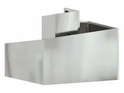 Outlet Maceta para Jardín | Jardinera | Macetero 60 x 60 x 50 cm Acero galvanizado Plateado