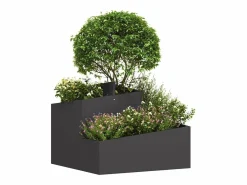 Online Maceta para Jardín | Jardinera | Macetero 60 x 60 x 50 cm Acero Macetero