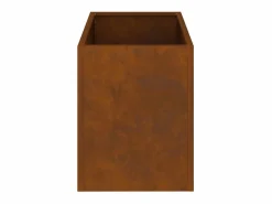 Online Maceta para Jardín | Jardinera | Macetero Marrón 50 x 32 x 40 cm Acero Envejecido Marru00f3n