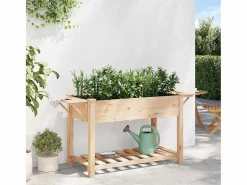 Maceta para Jardín | Jardinera | Macetero con estante 155 x 59 x 76.5 cm
