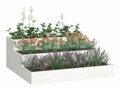 Maceta para Jardín | Jardinera | Macetero 90 x 90 x 35 cm Acero